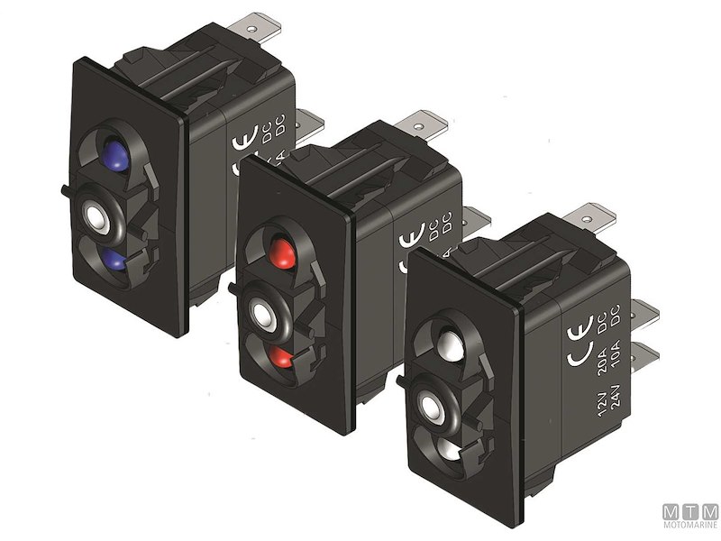 Interruttore Impermeabile IP68 Two LED