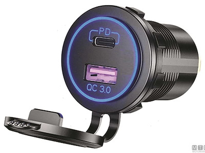 PRESA TYPE C+USB SOCKET 