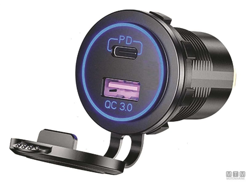 PRESA TYPE C+USB SOCKET 