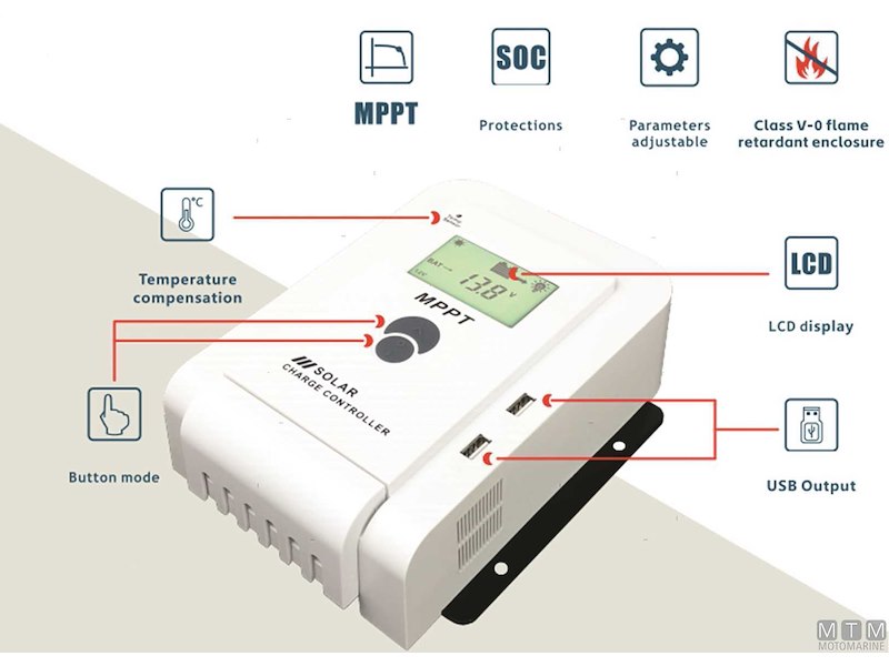Regolatore di Carica Solare MPPT