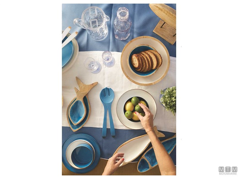 SET PIATTI PORTATA MB MALDIVAS BLU 