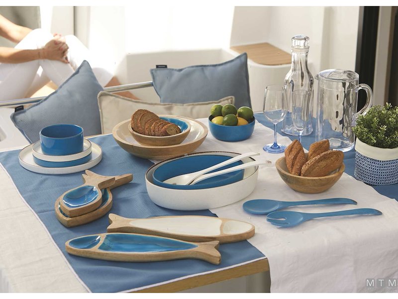 SET 2 CIOTOLE MB ROUND FISH BLU 