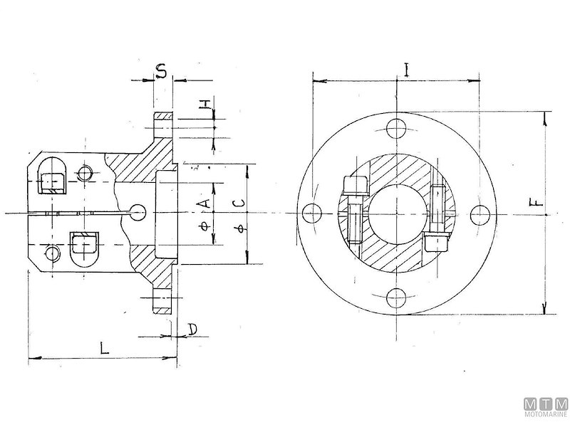 Giunti per Assi Portaelica in Acciaio al Carbonio C45