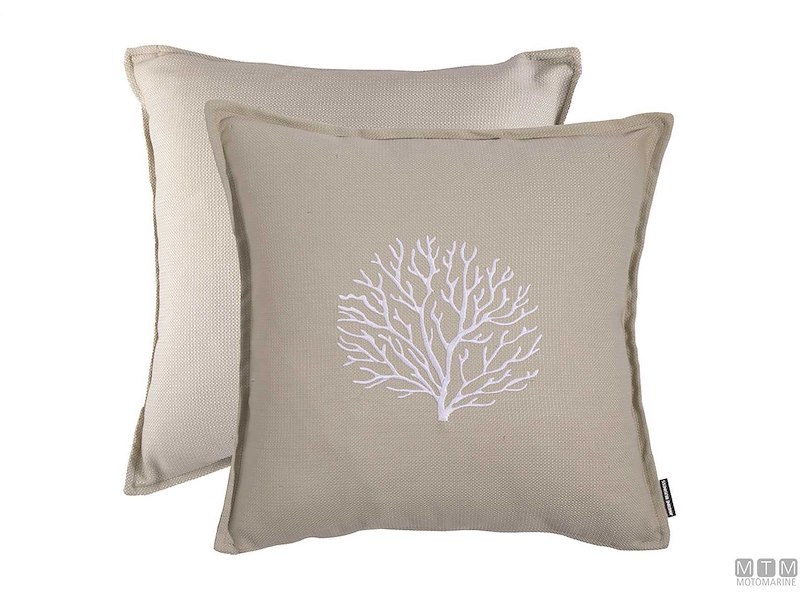 Set 2 Cuscini Impermeabili Aruba Ricamo 45x45