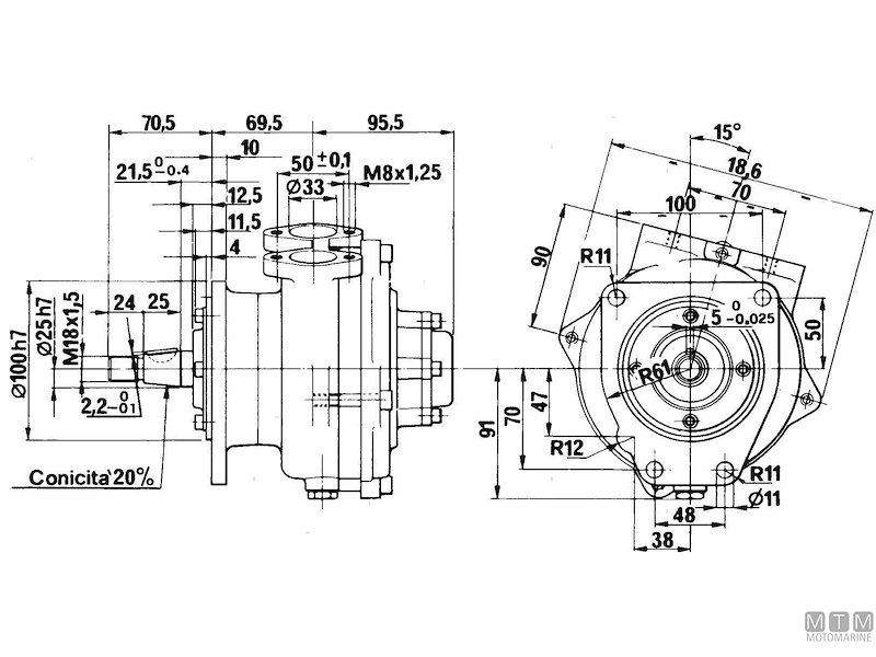 POMPA RAFFREDDAMENTO ANCOR CZE200 