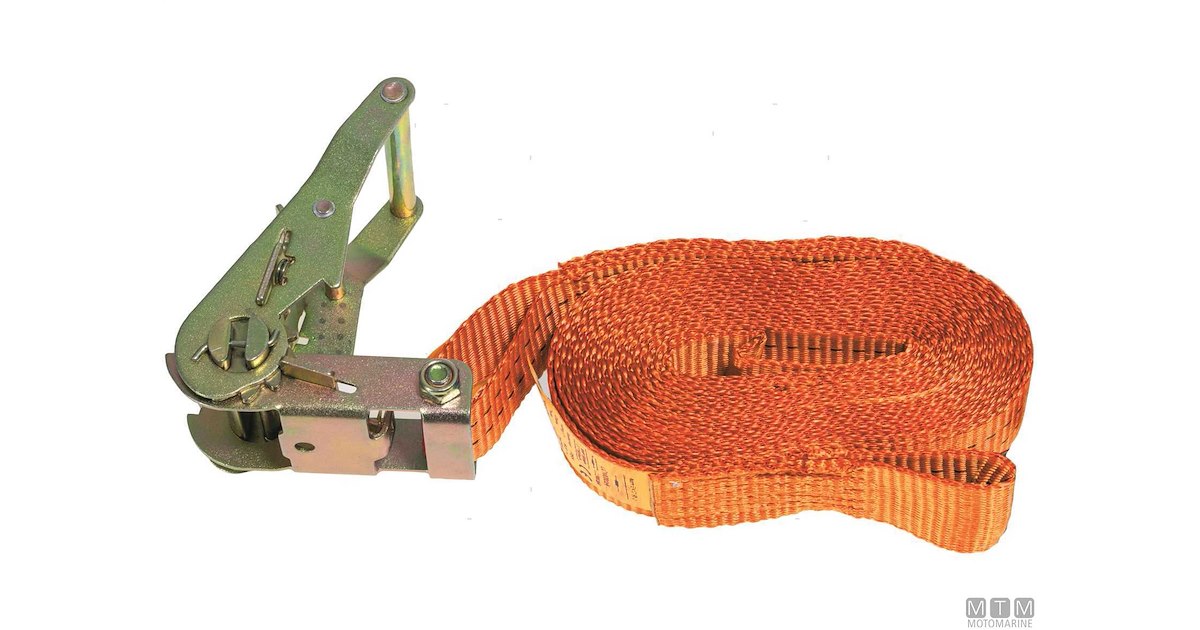 Cinghia A Cricchetto In Acciaio Inox - 6m X 35mm, Resistenza 2500kg, Per Fissaggio Carichi - Foto 12