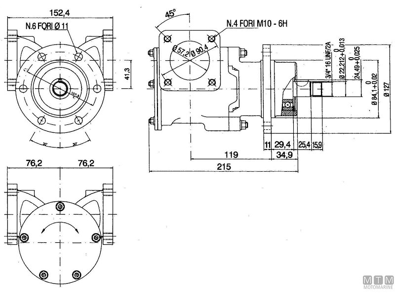 Pompa Flangiata Ancor Mff 57