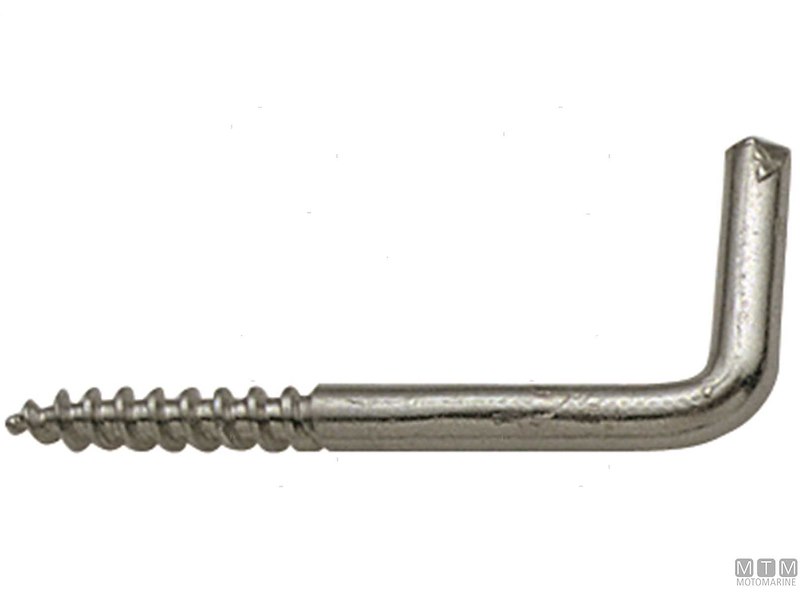 Gancetto L a Vite Inox