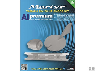 KIT ANODI YAMAHA 80-100 IN ALLUMINIO