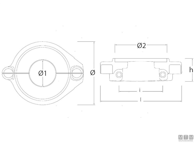 Anodo Collare per Volvo Sail Drive 130-150 (22651246)