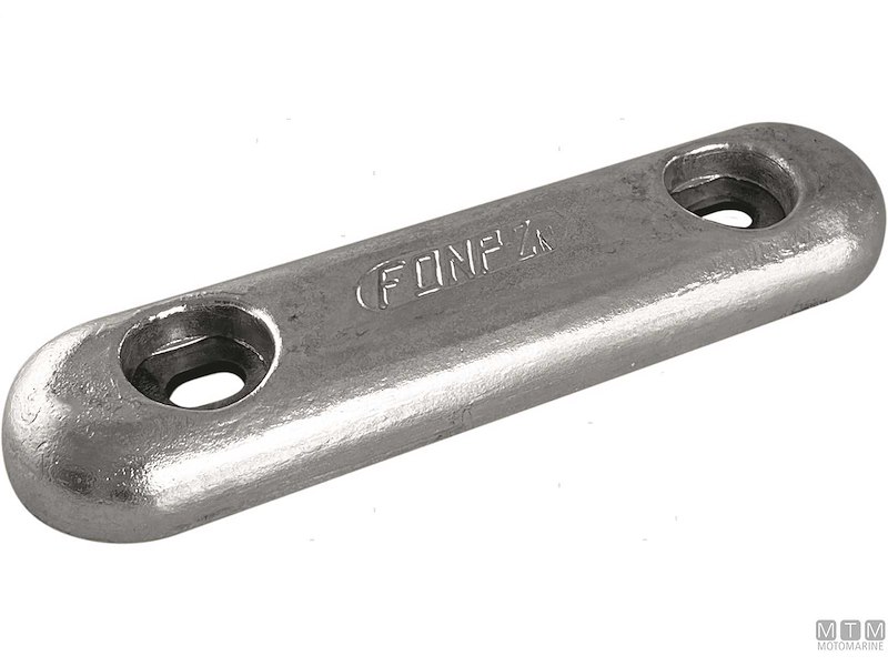 ANODO A PIASTRA OVIN L325MM IN ZINCO