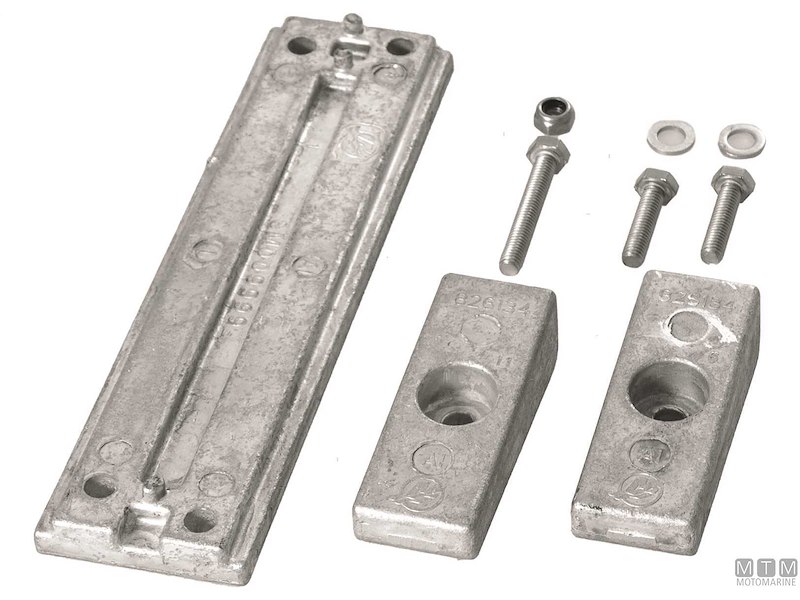 KIT ANODI QUICKSILVER PER MERCURY 40/60 PRO IN ALLUMINIO