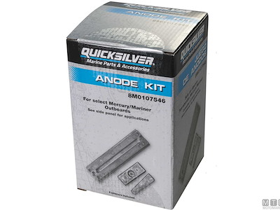 KIT ANODI QUICKSILVER PER MERCURY 40/60 PRO IN ALLUMINIO