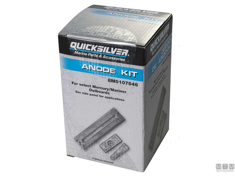 KIT ANODI QUICKSILVER PER MERCURY 40/60 PRO IN ALLUMINIO