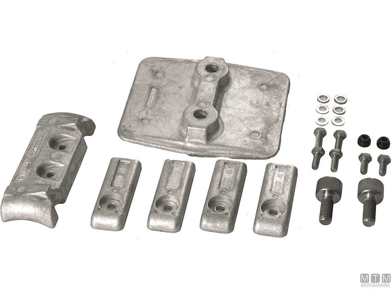 KIT ANODI QUICKSILVER VERADO 250/300 V6/V8 IN ALLUMINIO