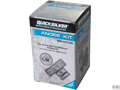 KIT ANODI QUICKSILVER PER MERCURY 75/115/150 EFI IN ALLUMINIO