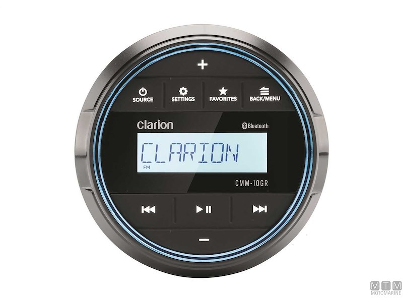 MARINE STEREO CLARION CMM-10GR USB BT