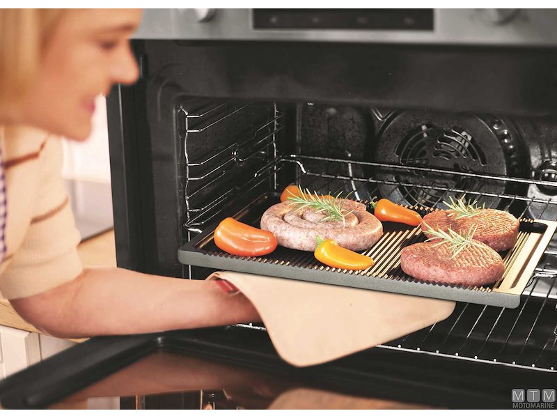 PIASTRA FORNELLO TEFLONATA ALLUMINIO 