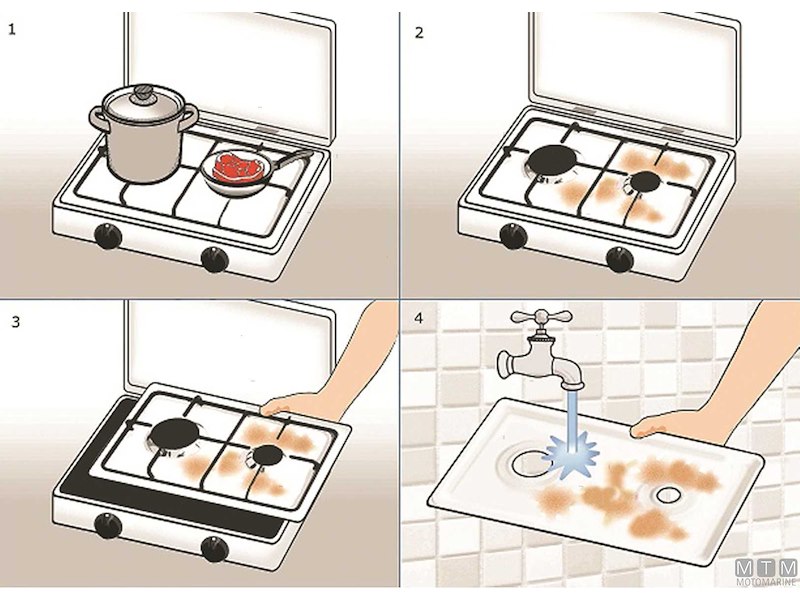 FORNELLO PARKER F0200GSPGP 2 FUOCHI NERO