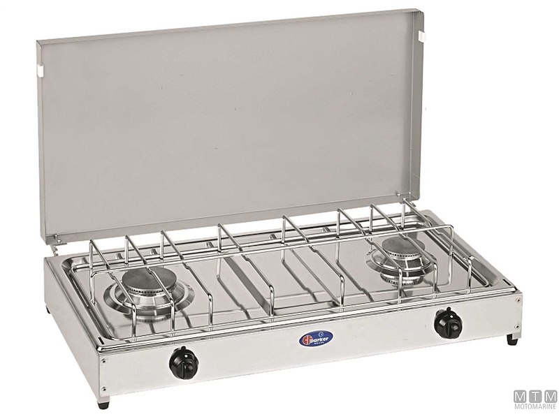 FORNELLO PARKER 5522G 2 FUOCHI INOX