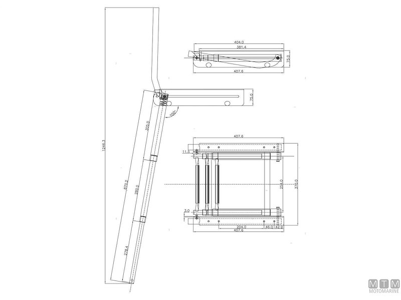 Scalette Telescopiche Cage con Passamano Abbattibile