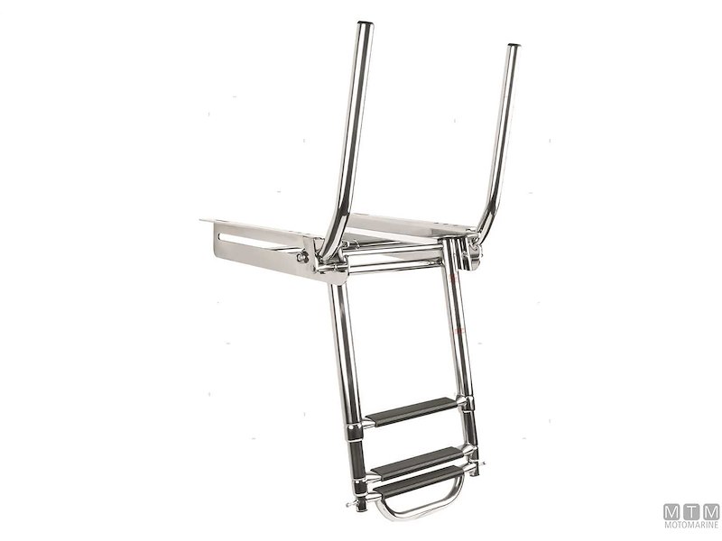 Scalette Telescopiche Cage con Passamano Abbattibile