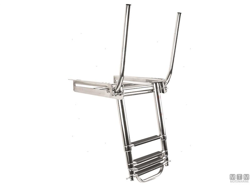 Scalette Telescopiche Cage con Passamano Abbattibile