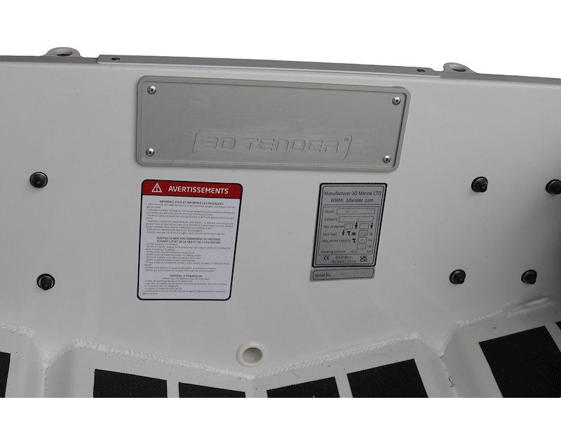 3D TENDER FEDERLIGHT 285 HYPALON WHITE