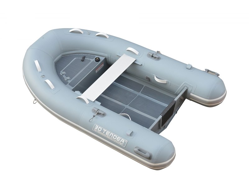 3D TENDER ULTIMATE 240 HYPALON GREY + COVER GREY