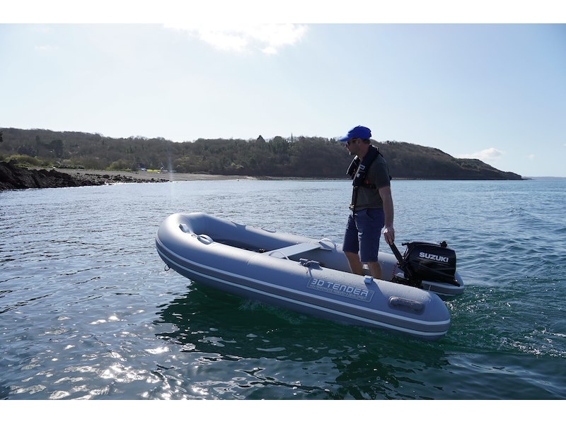 3D TENDER ULTIMATE 280 PVC GREY + COVER GREY