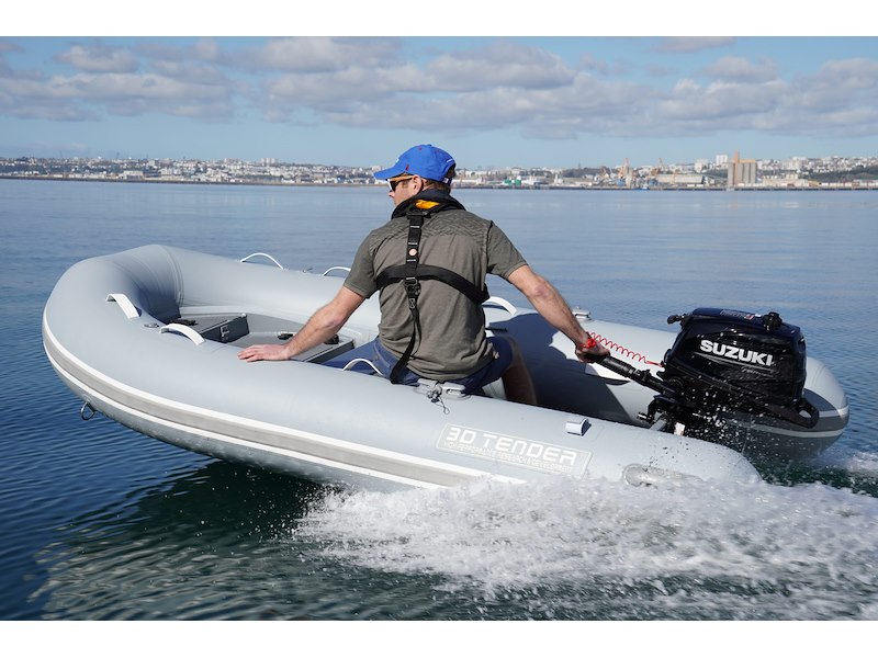 3D TENDER ULTIMATE 280 PVC GREY + COVER GREY