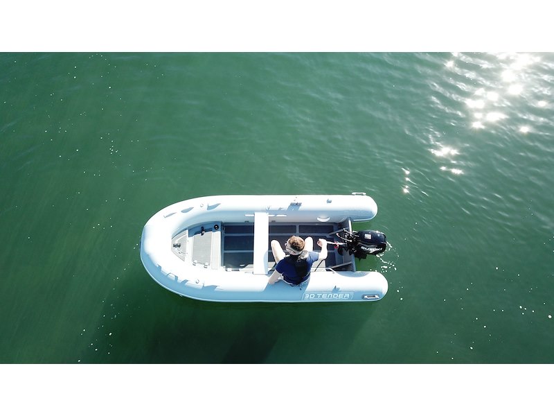 3D TENDER ULTIMATE 320 HYPALON GREY + COVER GREY