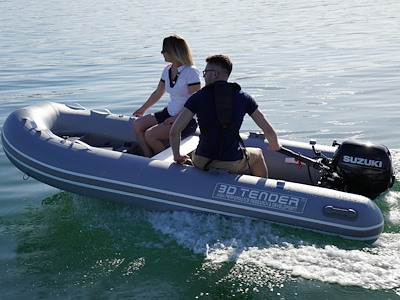 3D TENDER ULTIMATE 340 PVC GREY