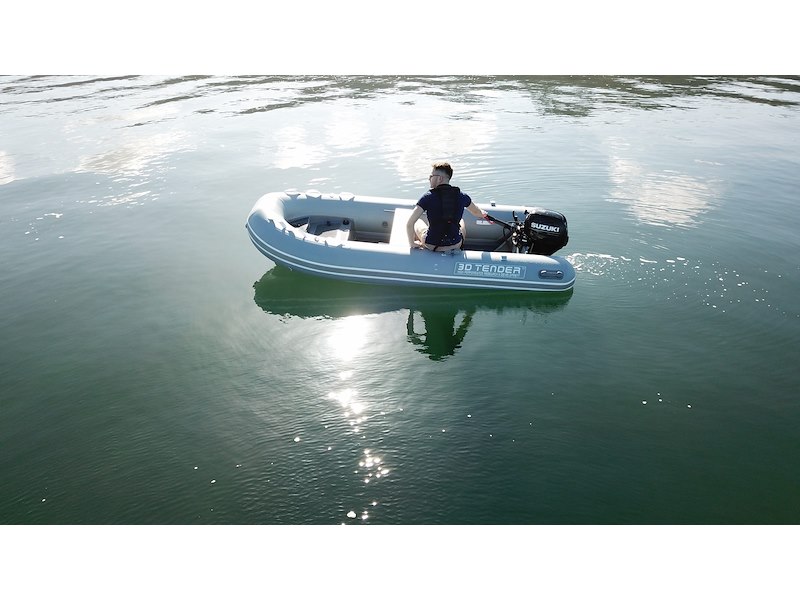 3D TENDER ULTIMATE 390 HYPALON GREY 