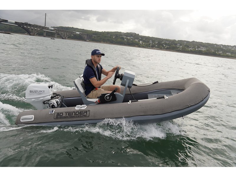 3D TENDER ULTIMATE 390 HYPALON GREY 