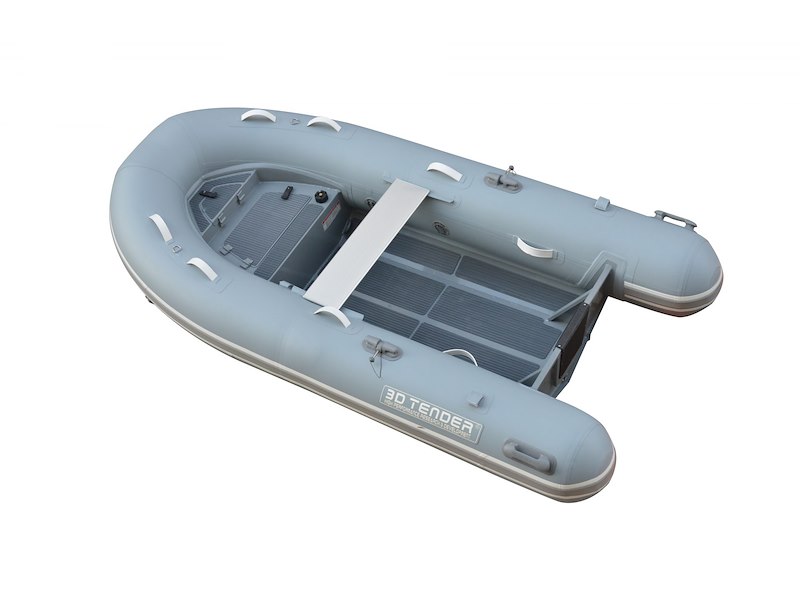 3D TENDER ULTIMATE 390 HYPALON GREY 