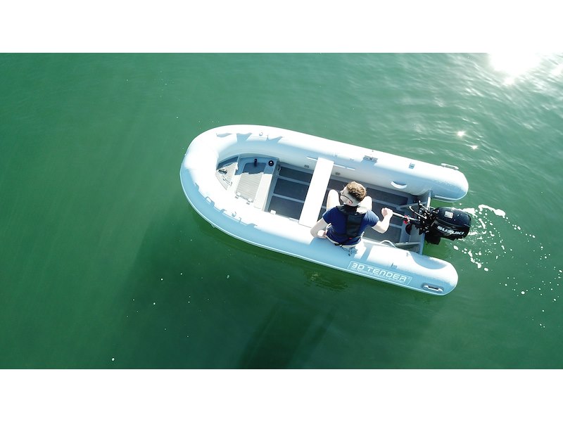 3D TENDER ULTIMATE 390 HYPALON GREY 