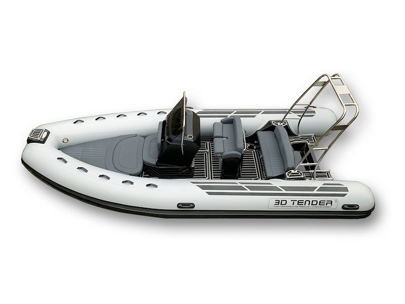 3D TENDER DREAM 6 HYPALON GREY GELCOAT BLACK