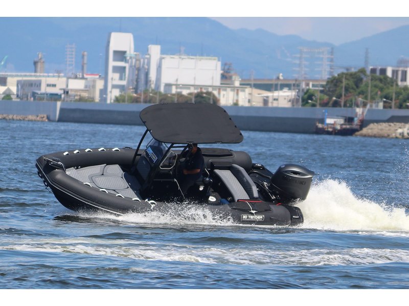 3D TENDER DREAM 655 GREY PVC GELCOAT BLACK