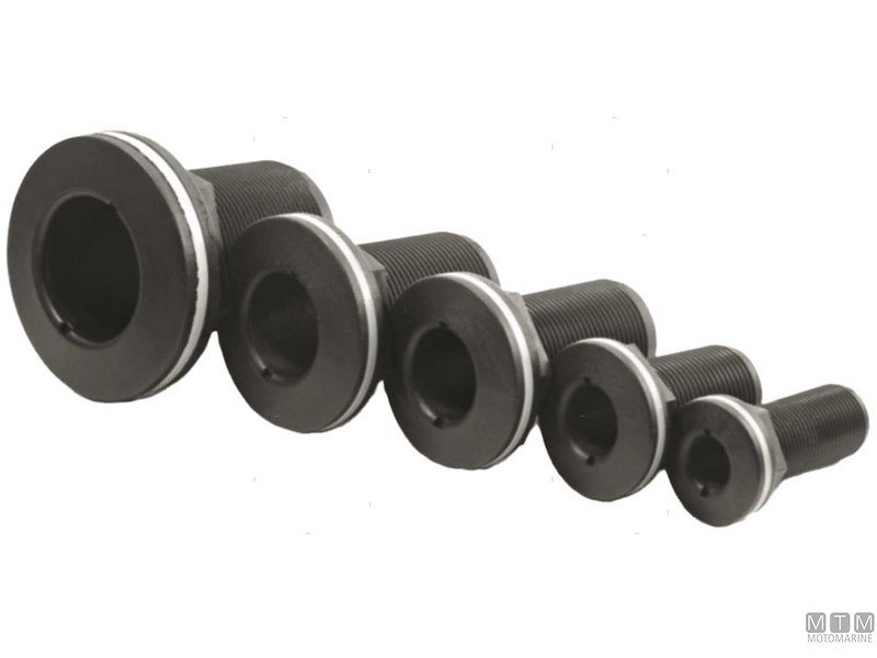 Scarico Filettato in Composito Nero Trudesign 