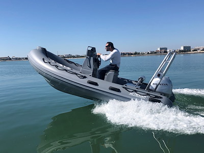 3D TENDER XPRO 445 HYPALON GREY