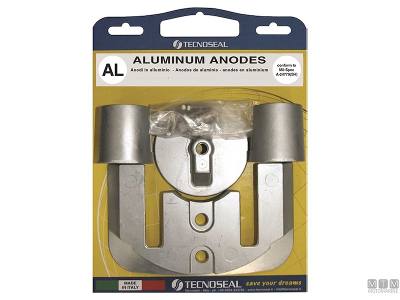 KIT ANODI BRAVO II-III IN ALLUMINIO