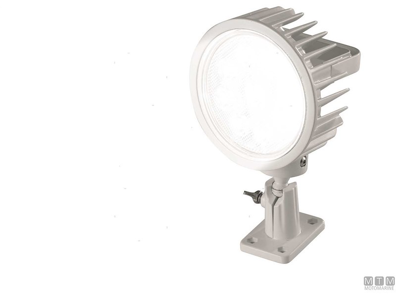 FARO LED ORIENTABILE ALLUMINIO BIANCO 10-30V 45W