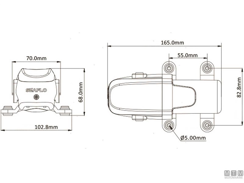 POMPA AUTOCLAVE SEAFLO MINI 5.6L 12V    