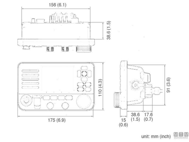 VHF ICOM IC-M510E AIS