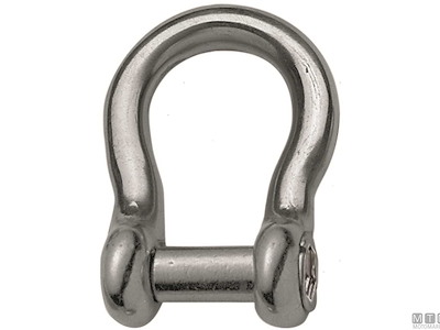 Grillo Omega con Perno a Filo in Acciaio Inox 316