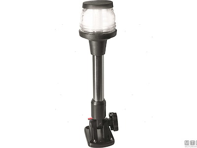 FANALE TESTA ALBERO 360 LED ASTA PIEGHEVOLE H245MM