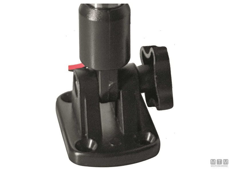 FANALE TESTA ALBERO 360 LED ASTA PIEGHEVOLE H245MM