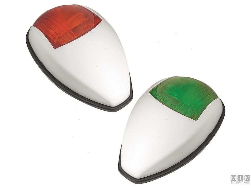 Coppia di Fanali di Navigazione da Parete 2NM (CE-USCG) 