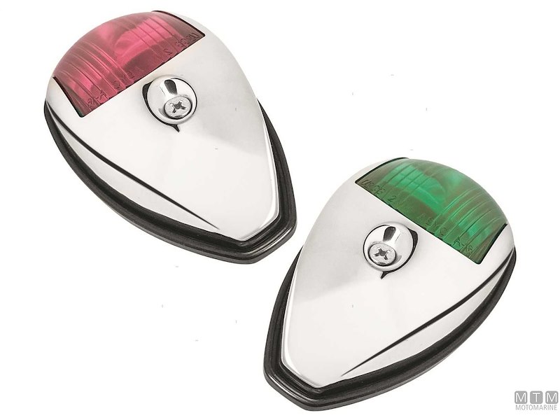 Coppia di Fanali di Navigazione da Parete 2NM (CE-USCG) 